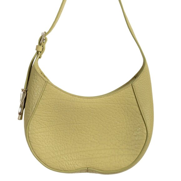 Burberry Women's "Small Chess" Textured Leather Logo Hobo Handbag Shoulder Bag - Picture 1 of 7